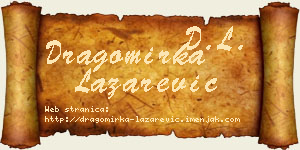 Dragomirka Lazarević vizit kartica